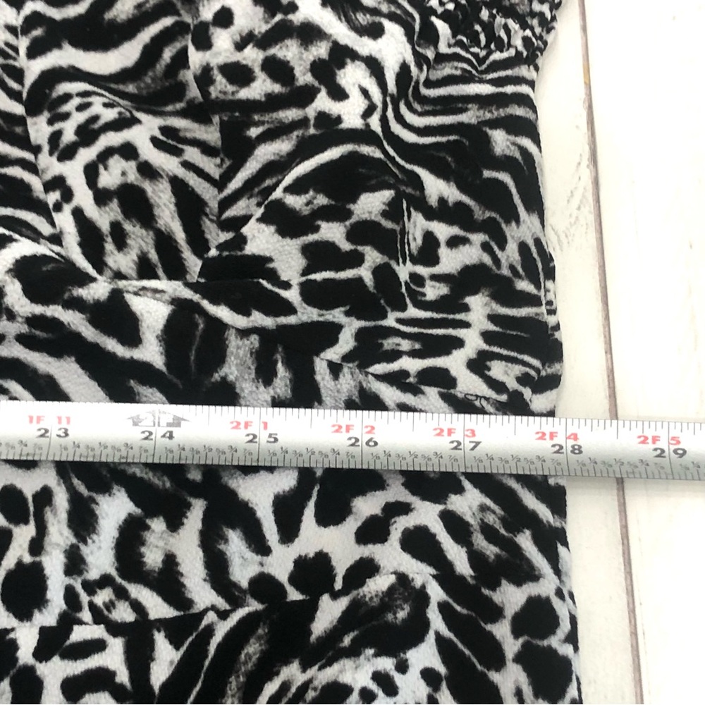 MICHAEL Michael Kors Animal Print Pattern Long Bell Sleeve Blouse/Tunic Sz 3X - Picture 15 of 15